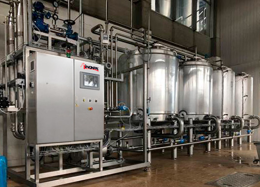 Optimal cleaning of a dairy process