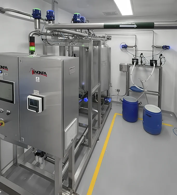 Pharmaceutical CIP and transfer automation 