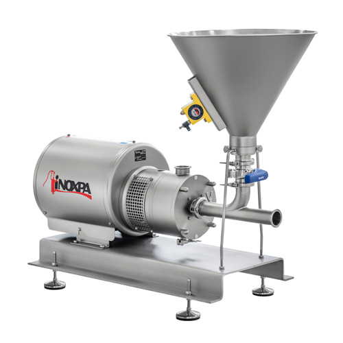 Batch Powder Liquid Blender - INOXPA horizontal blenders